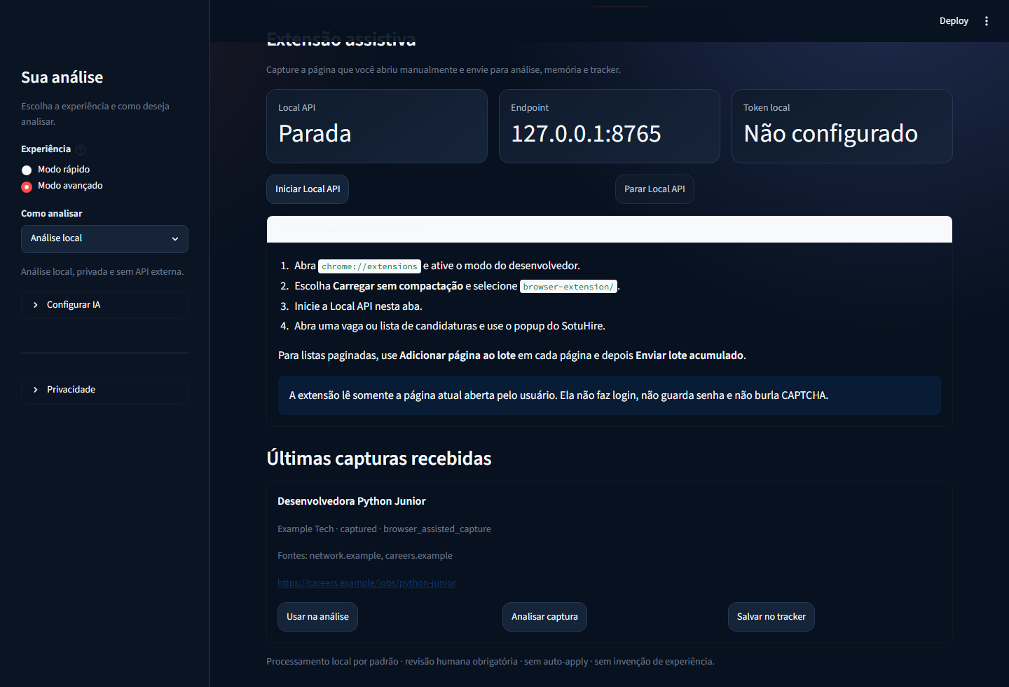 Vaga capturada